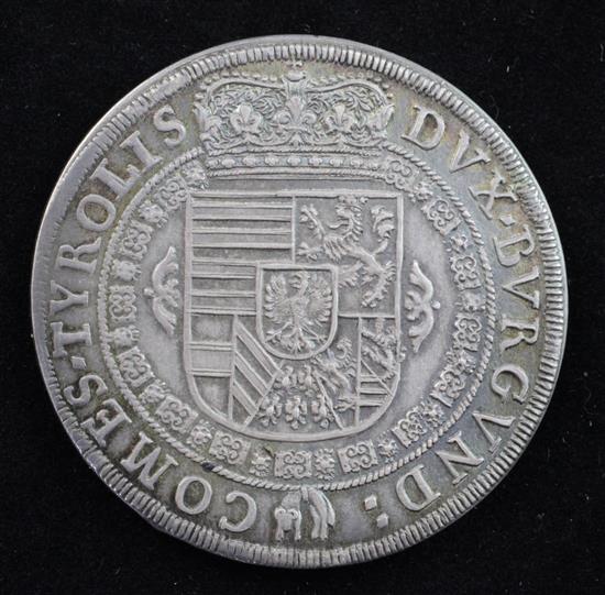 Austria - Archduke Leopold thaler, 1632, Good EF